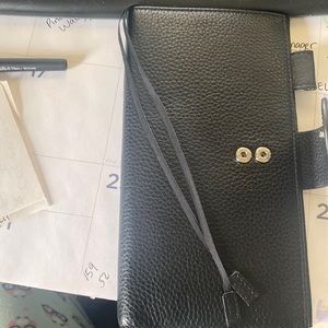 Moterm Black Pebbled Leather Cover for Hobonichi Weeks or Planner